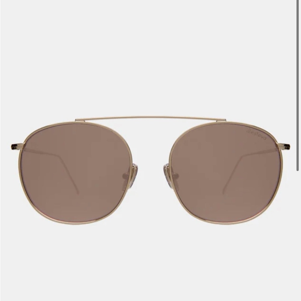 Illesteva Mykonos II Rose Gold Sunglasses